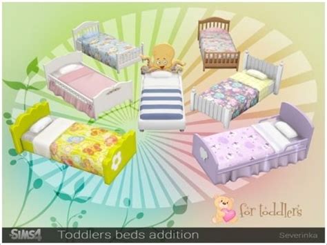 Lana Cc Finds Toddlers Beds Addition Pack By Severinka Симы