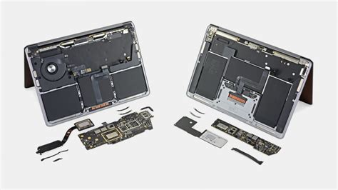 Ifixit разобрали Macbook Air и Macbook Pro на Apple M1 почти идентичны