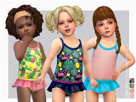 Toddler Swimsuit P10 By Lillka At Tsr Sims 4 Updates