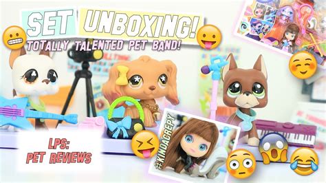 Lps Totally Talented Pet Band Set Unboxing And Review Youtube