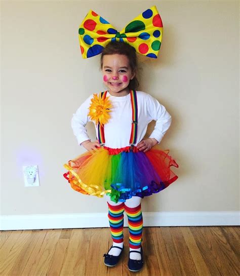 Tutu Girl Clown Costume Diy Clown Costume Diy Cute Clown Costume