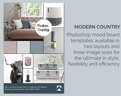 Photoshop Mood Board Template For Interior Design Pack 1 Sketchup Hub