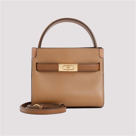 Tory Burch Lee Radziwill Petite Double Bag Unica In Brown Lyst