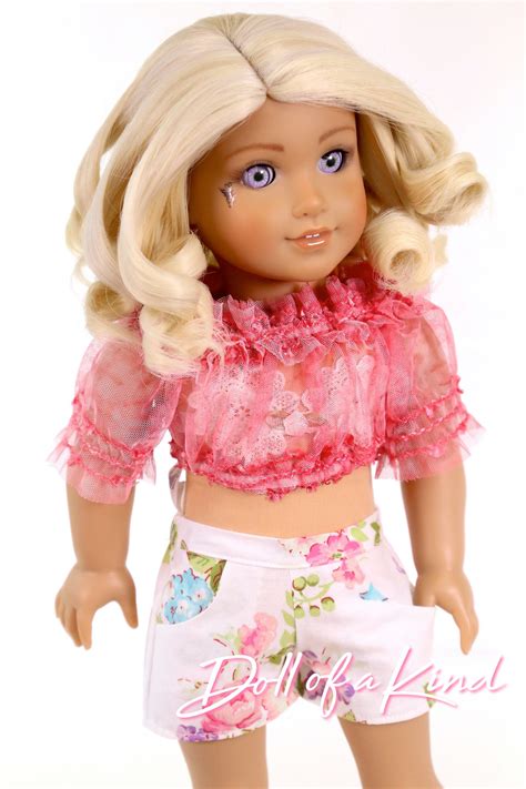 Custom Doll Wig Doll Of A Kind Premium Short Curly Butter Etsy In