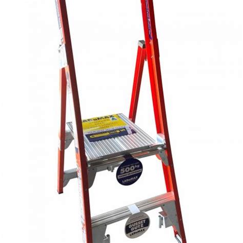 Ladamax 150kg 2 Step Fibreglass Platform Ladder