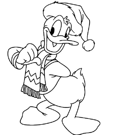 Donald Duck Line Drawing Clipart Best