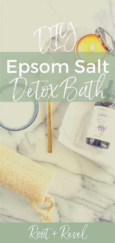 Diy Epsom Salt Detox Bath Root Revel Salt Detox Detox Bath Natural Personal Care