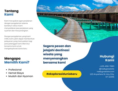 Contoh Pamflet Tempat Wisata 2 Indonesia Itu Indah Pusat Informasi