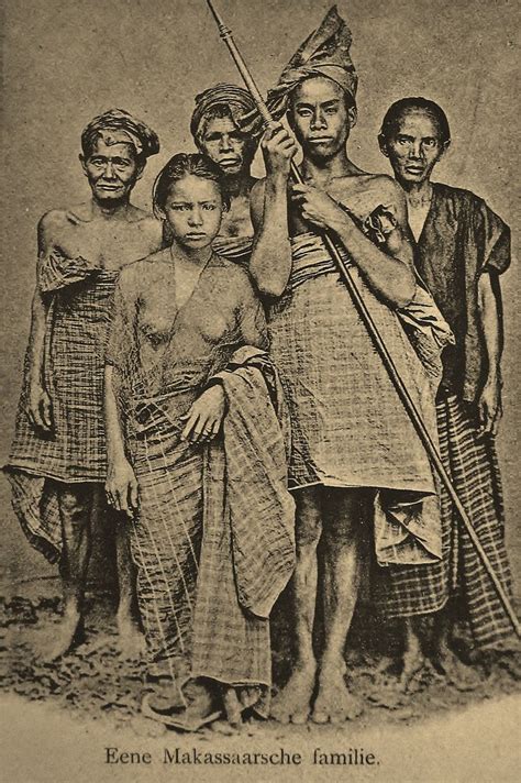 Makassar Family Sulawesi Ca Asian History Indonesian Art Old Photography