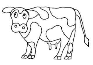 Check spelling or type a new query. Sketsa gambar sapi untuk belajar mewarnai anak TK