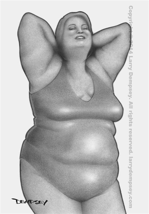 Bbw Unfinished Drawing By Larry Dempsey My Xxx Hot Girl