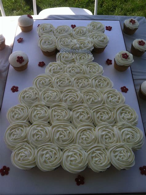 Wedding Dress Cupcake Pull Apart Cake By Bunnycakes Bachelorette