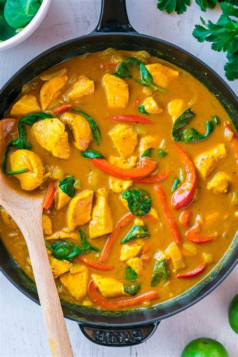 Coconut Chicken Curry (30 Minute Recipe!) Easy & Healthy Dinner Idea