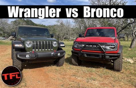 New 2021 Ford Bronco Vs Jeep Wrangler By The Numbers Comparison The