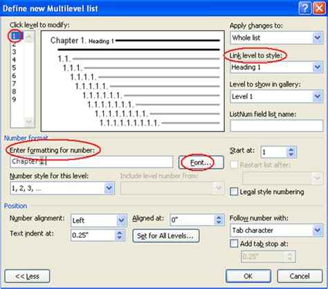 How To Create A Custom Multilevel List Style In Microsoft Word Momcute