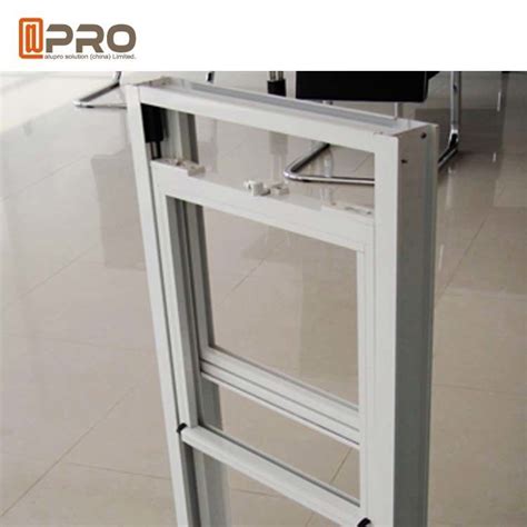 Sound Insulation Sash Style Windows Aluminium Vertical