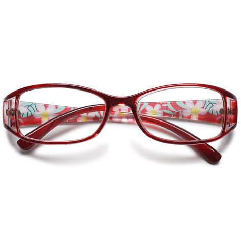 magimodac women reading glasses cateye floral fashion plastic eyeglasses eyewear readers 1 pcs