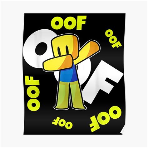 Oof Meme Dabbing Dab T Noob Gamer Boy Poster For Sale By