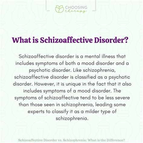 Schizoaffective Disorder Vs Schizophrenia
