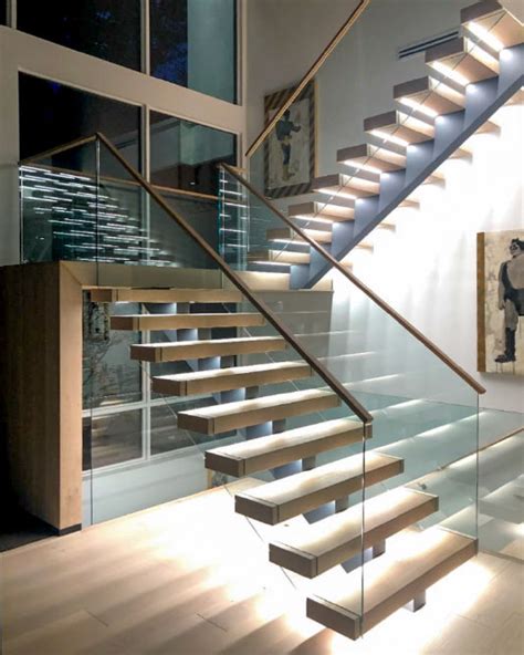 Mrail Modern Stairs Mono Stringer Stairs