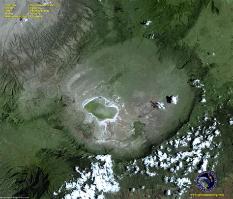 Spot 6 Satellite Image Ngorongoro Crater Satellite Imaging Corp