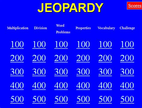 Jeopardy Game Powerpoint Templates Ubicaciondepersonascdmxgobmx
