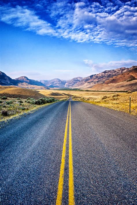 Asphalt Road Into Distance Free Stock Photo Public Domain Pictures