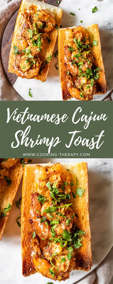 A Yummy Toast Recipe For Vietnamese Cajun Shrimp Toast That Mixes