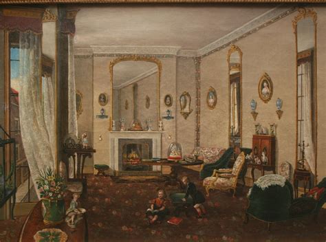 Painting Of A Victorian Interior Scene At 1stdibs