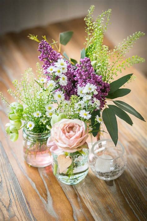 Rustic Wedding Centerpiece For A Rustic Meets Romantic Wedding Ideas