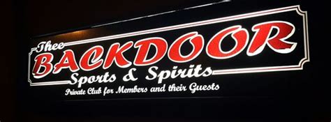 Thee Backdoor Sports And Spirits - Bar - Fayetteville - Fayetteville