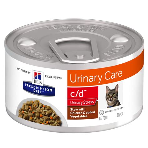 Laura, the c/d stress diet is more expensive than a regular urinary care diet. Prescription Diet™ c/d™Urinary Stress Feline Stew with ...