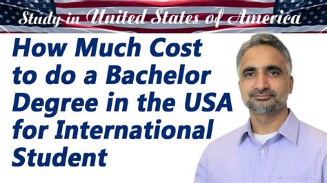 Cost Of Studying In Usa How Much Cost To Do A Bachelor Degree In The