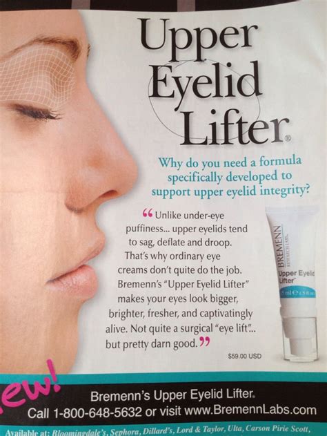 Upper Eyelid Lift Cream Wonder If It Works