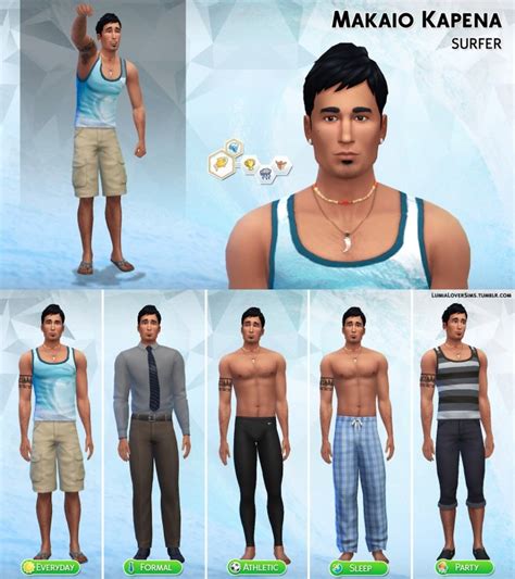 Makaio Kapena Male Sim Model At Lumialover Sims Sims 4 Updates