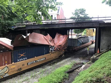 The Latest Details Are Few Regarding Bridges Hit By Csx Trains Cargo
