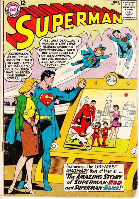 Superman 162 1st Series 1939 July 1963 Dc Comics Etsy Batman And