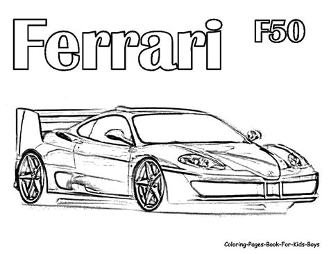 This drawing was made at internet users' disposal on 07 february 2106. Ferrari coloring pages | Coloring pages, Colouring pages ...