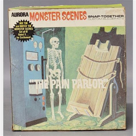 Aurora Monster Scenes The Pain Parlor Model Kit In Original Box Toys