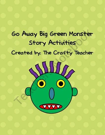 Go Away Big Green Monster Activity Pack From The Crafty Teacher On