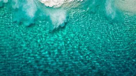 Aerial View Of Ocean Ripple Waves Hd Ocean Wallpapers Hd Wallpapers