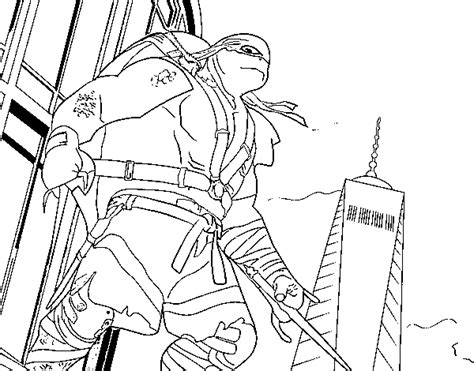 Raphael Ninja Turtles Coloring Page Coloringcrew