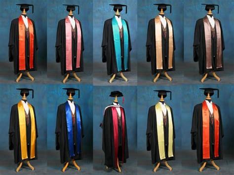 Multicolor Satin Hire Graduation Gown Size Small Rs 100 Set Id