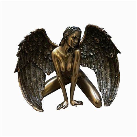 Buy The Fallen Angel Kneel Down Figurine Angel Fairies Figurine Angel
