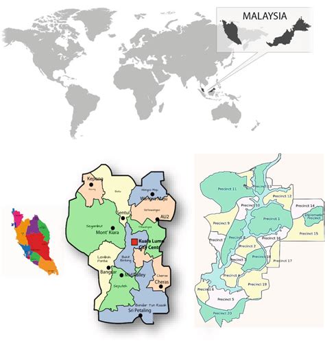 Maps Of Putrajaya And Kuala Lumpur Regions Of Malaysia Download