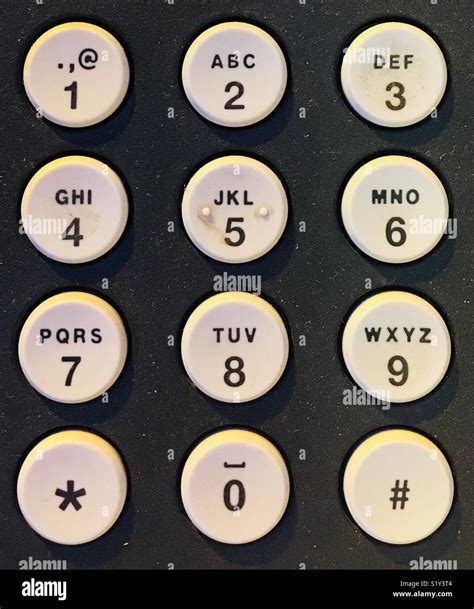 Telephone Keypad Stock Photo Alamy
