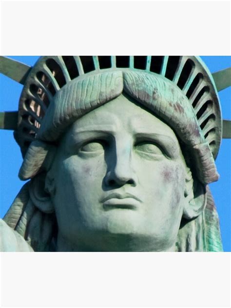 Statue Of Liberty Overly Zoomed Poster For Sale By Overlyzoomed Redbubble
