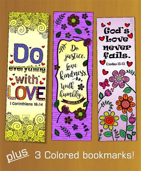 Printable Christian Bookmarks For Kids With Name Tedy Printable
