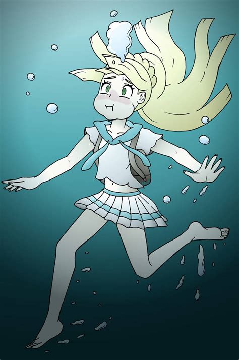 Drowning Lillie Of Pokemon By Kitsune9412 On Deviantart