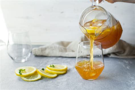 Ginger Lemon Iced Tea Ginger With Spice